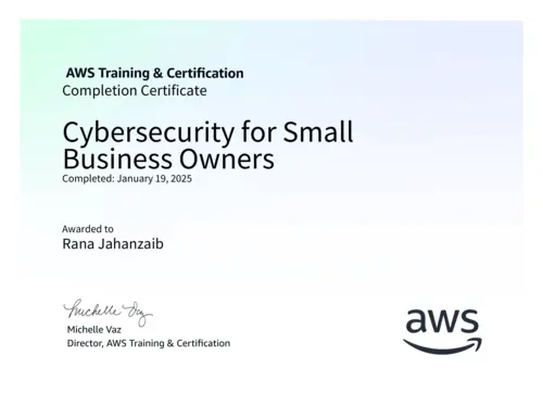 AWS Cybersecurity for Small Business